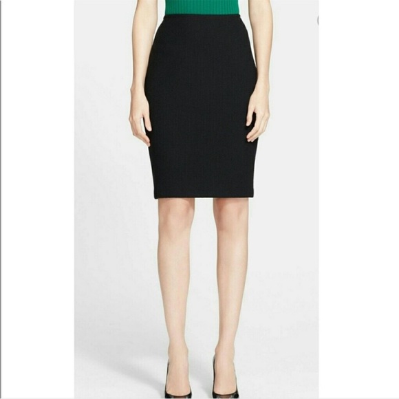 St. John black knit mini skirt - Picture 1 of 5